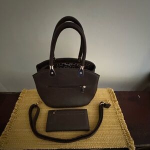 NWOT, K. Carroll Purse/Shoulder Bag with Matching Wallet